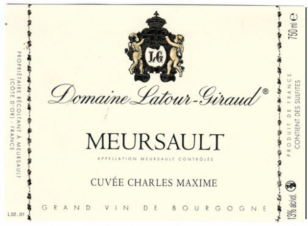 Latour-Giraud Meursault Cuvée Charles Maxime 