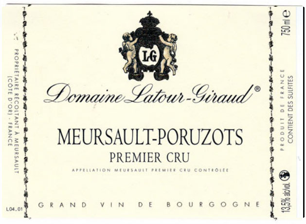 Latour-Giraud Meursault Poruzots 1er Cru 